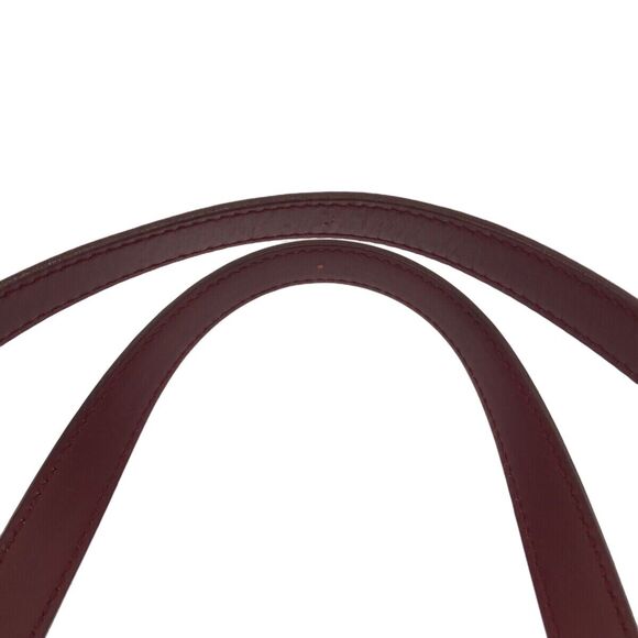 Auth Prada - Bordeaux Leather Tote Bag #156508P33B - Picture 8 of 13